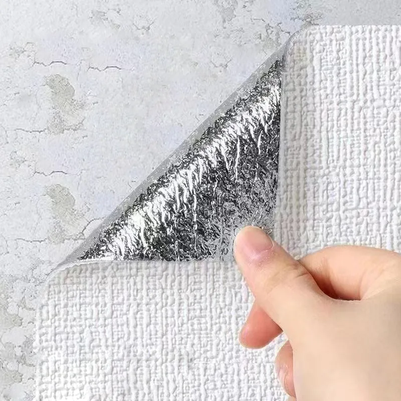 Panel Dinding Buih 3D XPE Tekstur Batu Asli Pelekat Sendiri